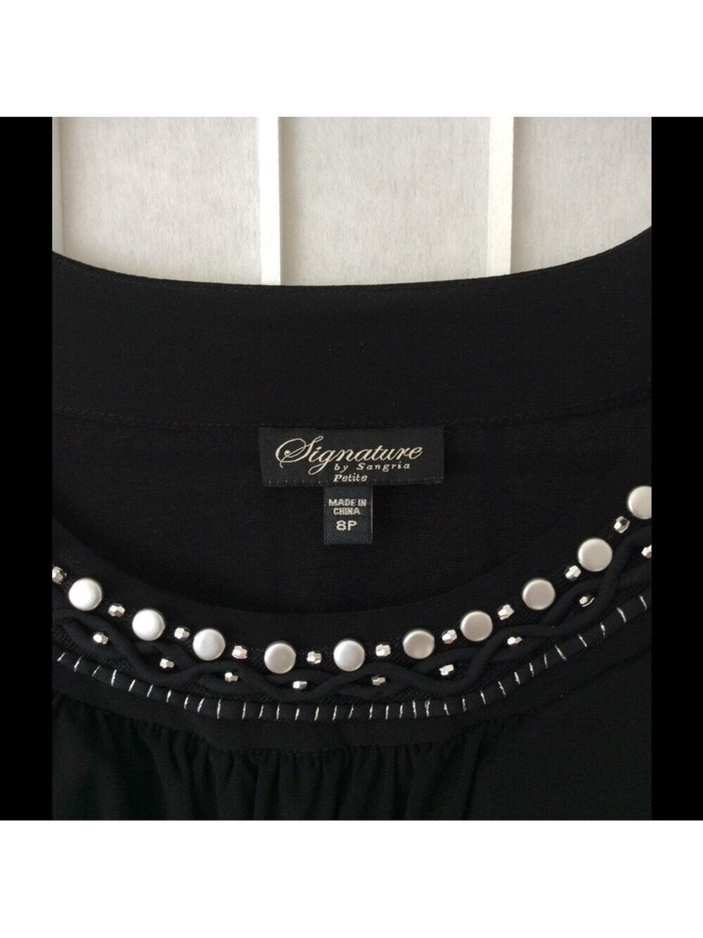 SIGNATURE by Sangria little black dress - Picture 3 of 6